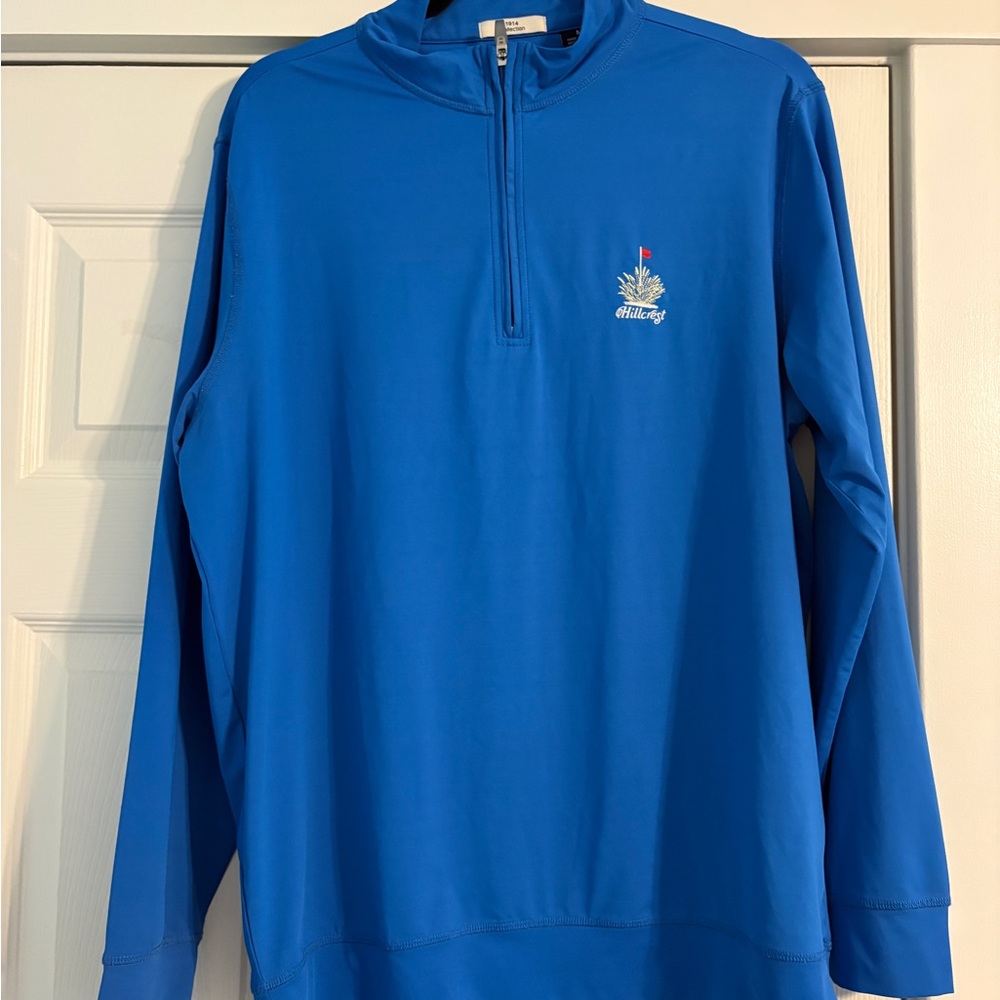 Blue Quarter-Zip Pullover